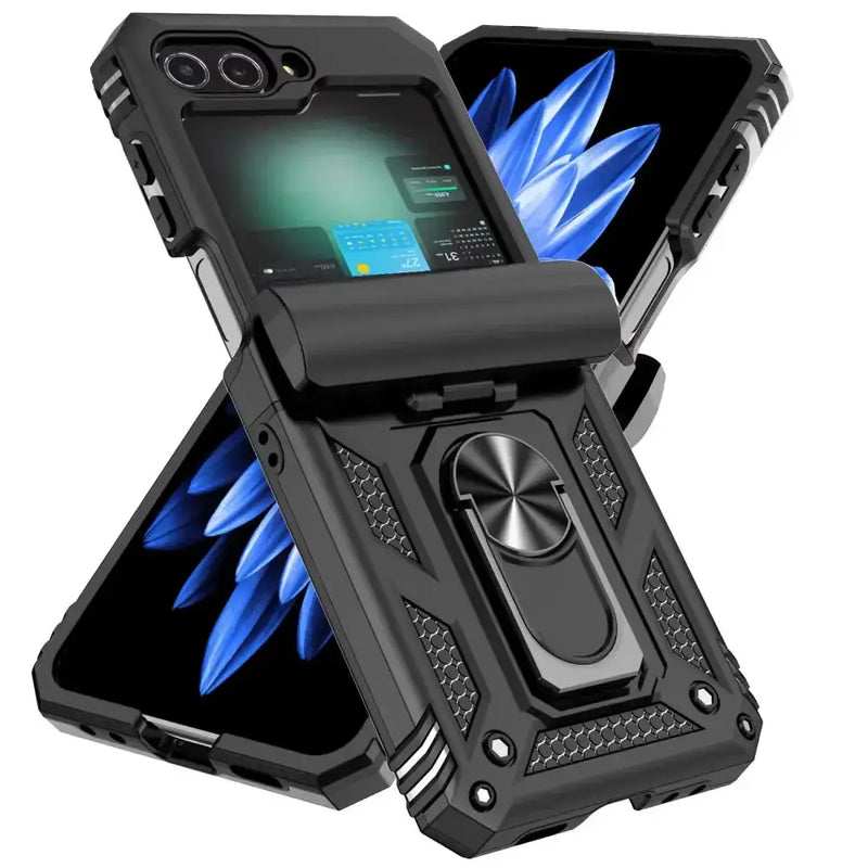Samsung Galaxy Z Flip7 Phone Case with Ring Bracket (8 colours available) by Habicare