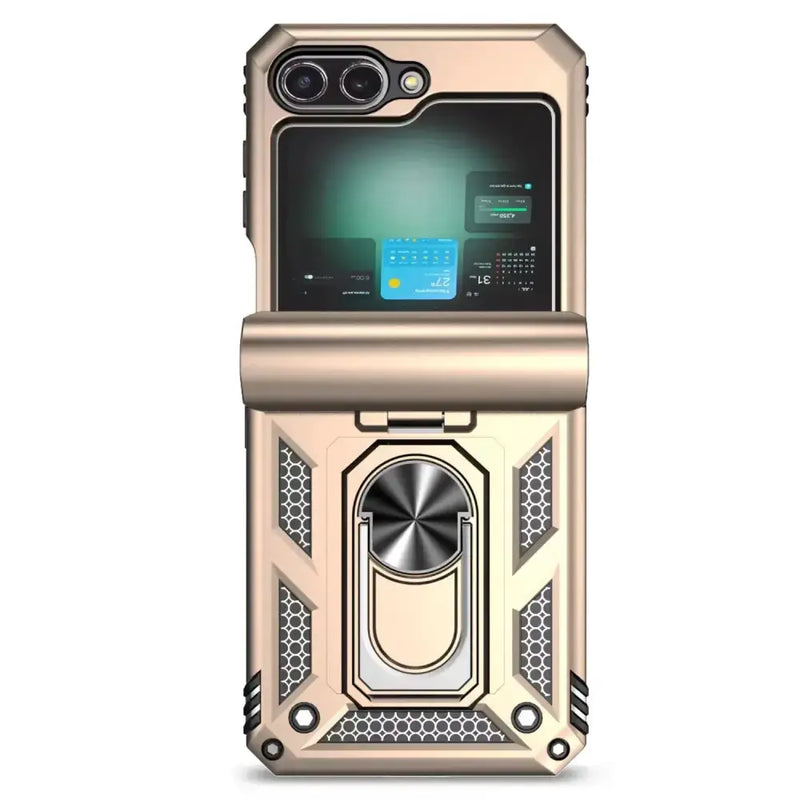 Samsung Galaxy Z Flip7 Phone Case with Ring Bracket (8 colours available) by Habicare