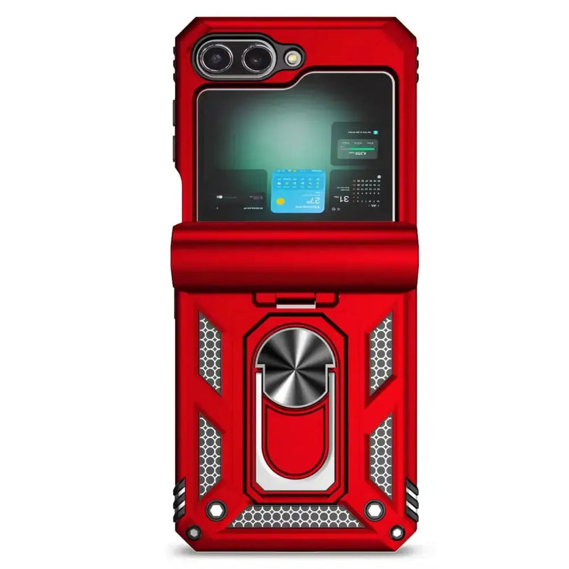 Samsung Galaxy Z Flip7 Phone Case with Ring Bracket (8 colours available) by Habicare