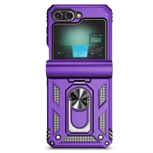 Samsung Galaxy Z Flip7 Phone Case with Ring Bracket (8 colours available) by Habicare