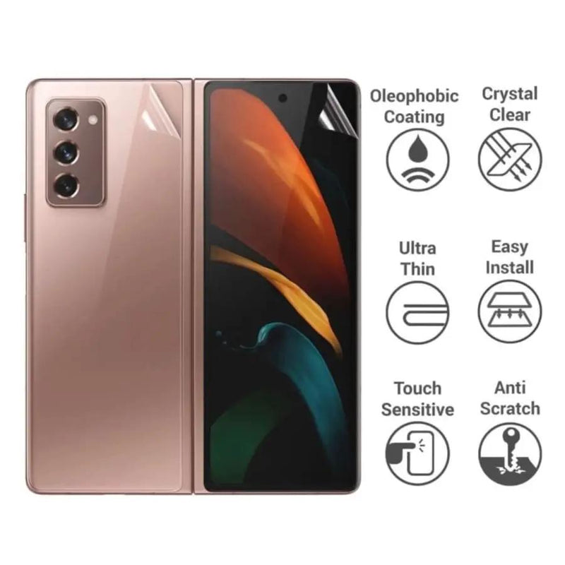 Screen Protector for Samsung Galaxy Z Fold 2 (3 in 1 Pack) by 9eight5