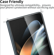 techplus Screen protector Samsung galaxy Z fold 3 Tempered Glass Screen Protector – 9H HD Clear 2.5D Rounded Edge Samsung Galaxy Z Fold 3 Tempered Glass Protector 9H