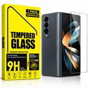 techplus Samsung Galaxy Z Fold 3 Tempered Glass Screen Protector Front Only 9H Hardness Samsung Galaxy Z Fold 3 Tempered Glass Protector 9H