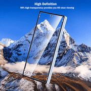 techplus Samsung Galaxy Z Fold 4 Tempered Glass Screen Protector 2 Pack 9H HD Clear 2.5D Samsung Galaxy Z Fold 4 Tempered Glass Screen Protector