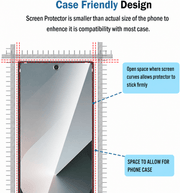 techplus Samsung Galaxy Z Fold 8 Ultra Tempered Glass Screen Protector 2 Pack 9H Clear Samsung Galaxy Z Fold 8 Ultra Tempered Glass Protector
