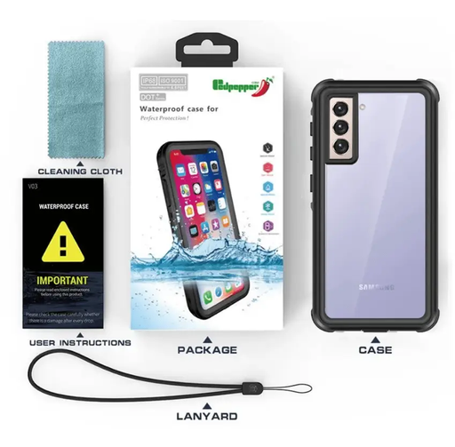 Waterproof Shockproof Case for Samsung Galaxy Note 20 by techplus