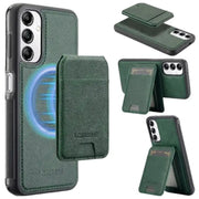 Magsafe Wallet Case for Samsung S/A Series 2-in-1 (Green) by Habicare
