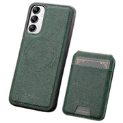 Magsafe Wallet Case for Samsung S/A Series 2-in-1 (Green) by Habicare