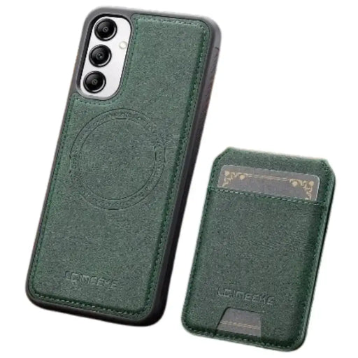 Magsafe Wallet Case for Samsung S/A Series 2-in-1 (Green) by Habicare