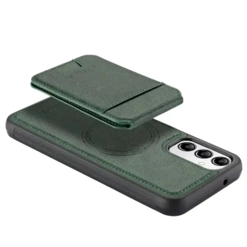Magsafe Wallet Case for Samsung S/A Series 2-in-1 (Green) by Habicare