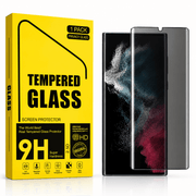 techplus Samsung Galaxy S22 Ultra Privacy Tempered Glass Screen Protector 2 Pack Samsung Galaxy S22 Ultra Glass Screen Protector 2 Pack