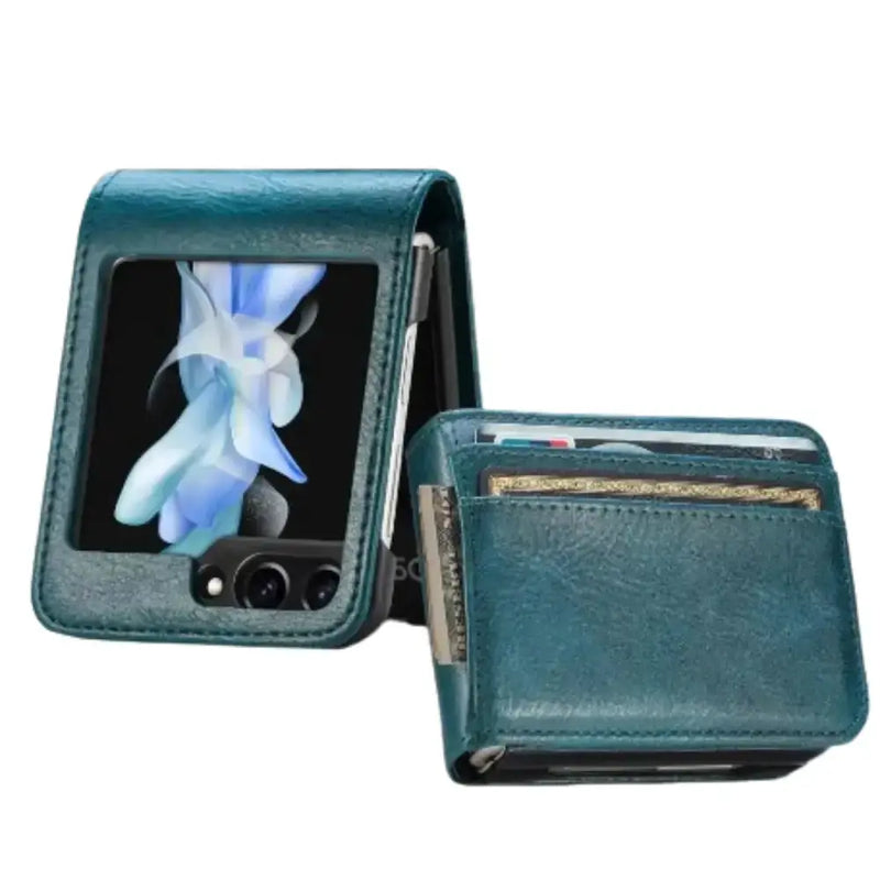 Leather Bag Case for Samsung Z Flip Series by Habicare
