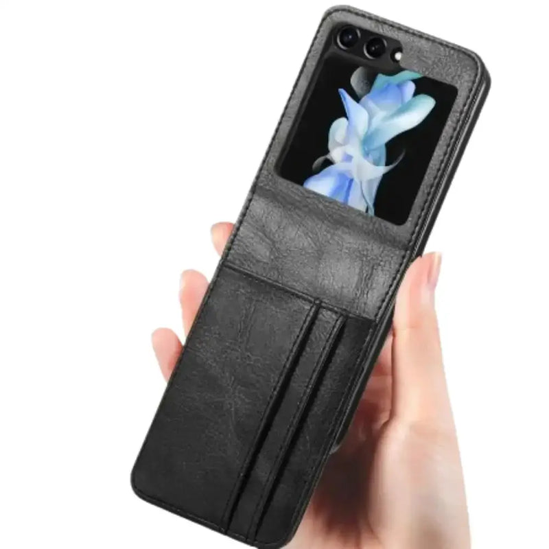Leather Bag Case for Samsung Z Flip Series by Habicare