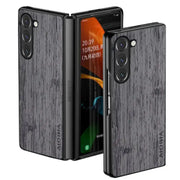 Leather & Bamboo Case for Samsung Galaxy Z Fold 5 by Habicare