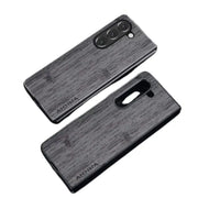 Leather & Bamboo Case for Samsung Galaxy Z Fold 5 by Habicare