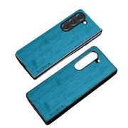 Leather & Bamboo Case for Samsung Galaxy Z Fold 5 by Habicare