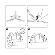Automatic Dome Canopy & Tent – Includes 4 Side Walls and 1 Groundsheet SZXL9781 by ECOTREK
