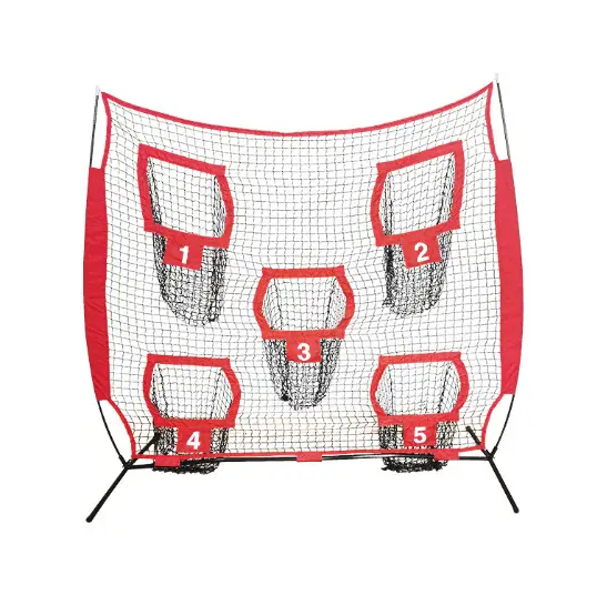 213x213cm Football Trainer Throwing Net for Improving QB Throwing Accuracy by salelink.co.nz