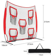 213x213cm Football Trainer Throwing Net for Improving QB Throwing Accuracy by salelink.co.nz