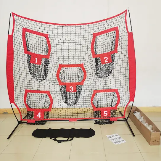 213x213cm Football Trainer Throwing Net for Improving QB Throwing Accuracy by salelink.co.nz