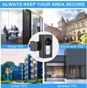 Anti-Theft Video Doorbell Mount for Video Doorbell 1/2/3/4 by salelink.co.nz