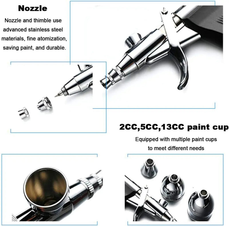 Trigger Air Brush Spray Gun Kit by salelink.co.nz
