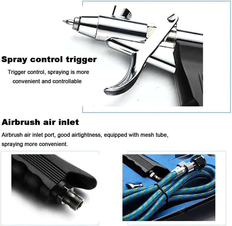 Trigger Air Brush Spray Gun Kit by salelink.co.nz