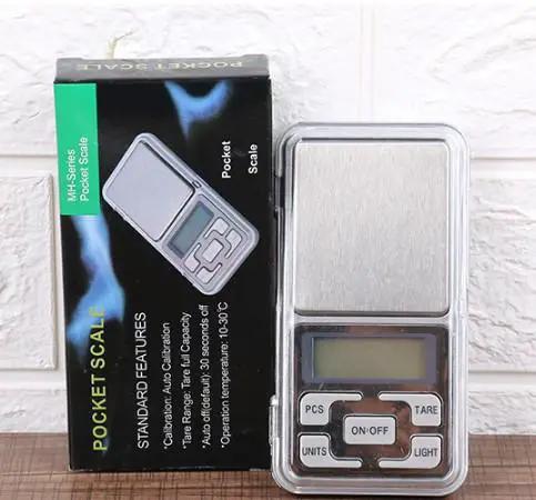 Digital Jewelry Scale Upgraded, 500g/0.01g Mini Pocket Jewelry Scale, Cooking Food Scale with Back-Lit LCD Display by Resin Art NZ