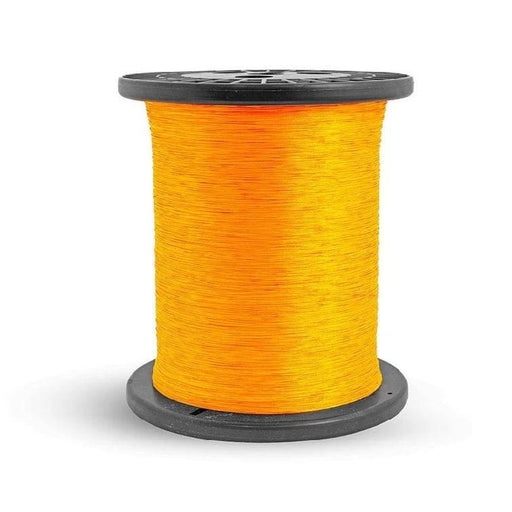S.A. Dacron Backing 20lb x 5000yd Orange on a spool, designed for high abrasion resistance.