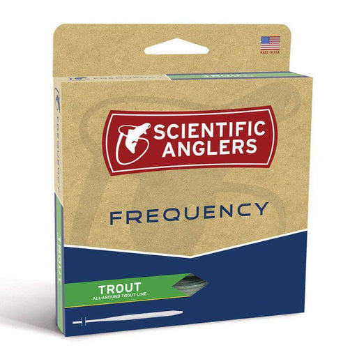S.A. Frequency Trout & Double Taper fly line packaging by Scientific Anglers for all-around floating trout fishing.