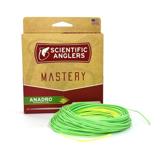 S.A. Mastery Anadro/Nymph fly line packaging and smooth floating line for big rivers and anadromous fish.
