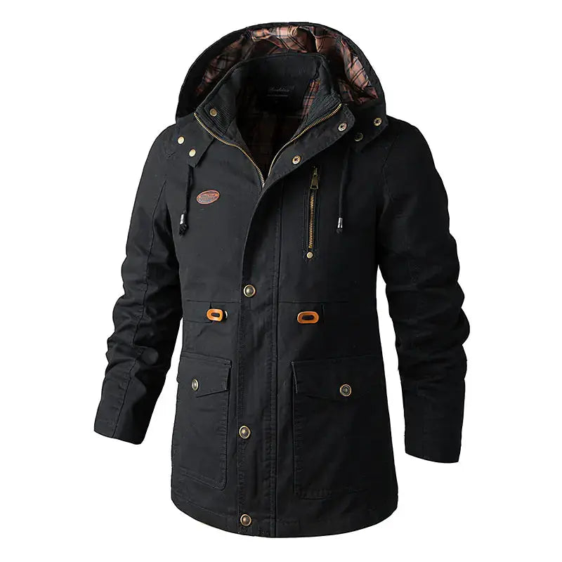 Men's Plus Size Hooded Windbreaker Jacket - Lightweight Outdoor Wind Jacket | Extended Sizes by Mead's Supply & Equipment Outfitters limited