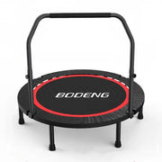 40'' Foldable Trampoline Rebounder with Handle by salelink.co.nz
