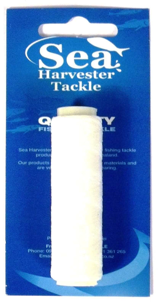 Bait Cotton from Sea Harvester Tackle holds bait securely while fishing, prevents theft by fish and crabs.
