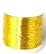 Binding Thread 100 Yds Metallic Gold spool for fishing gear maintenance and repair.