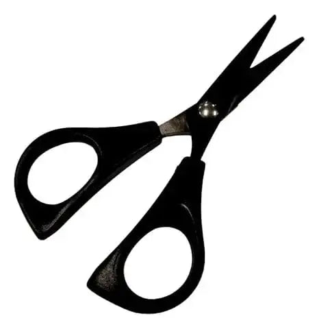 Sea Harvester Braid Scissors # - Stainless steel braid scissors with a titanium plate finish, 11 cms in size.