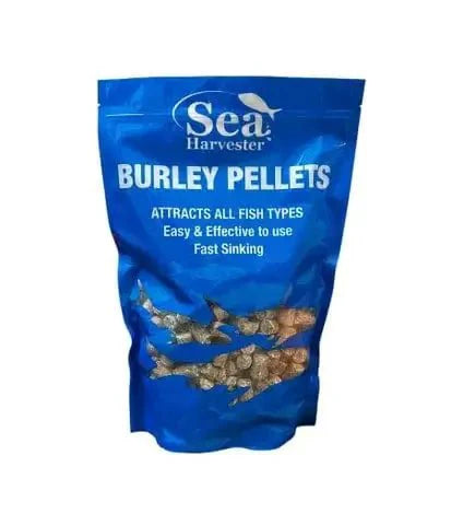 Sea Harvester Burley Pellets 1.2Kg Approx (12) packaging, easy to use, fast sinking, attracts all fish types.
