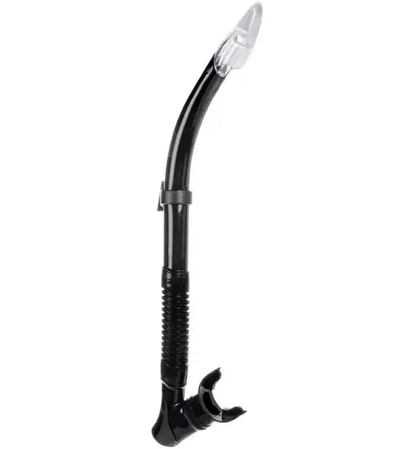 Snorkels featuring a comfortable silicone mouthpiece for easy breathing and clearing while diving.