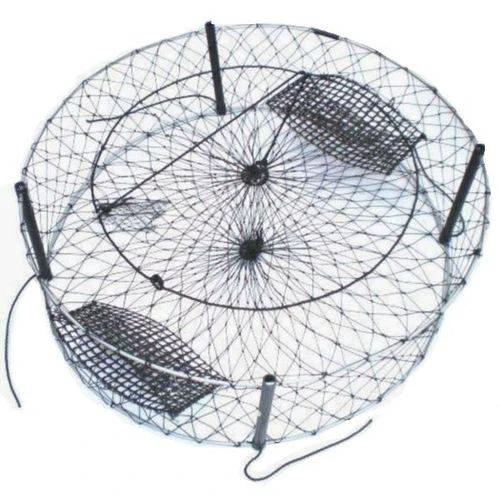 Round Collapsible Crab Pot - Easy to use crab fishing pot for convenient storage and quick catches.