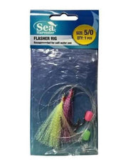 Sea Harvester Flasher Rigs (octopus) pre-tied flasher rig for snapper and bottom fish fishing.