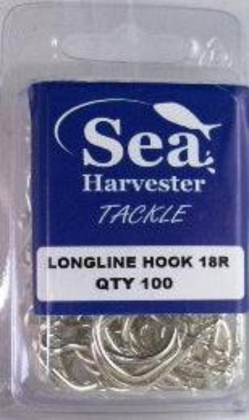 Sea- Harvester HOOKS Longline Hook 18R 100 Pack