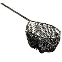 Kayak Landing Net Rubber Bag (46*39) with durable netting for secure fish catching.