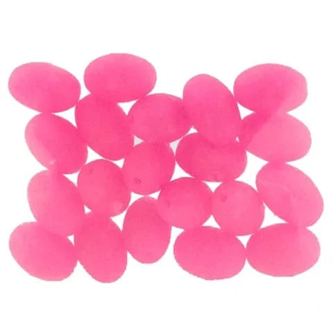 Sea- Harvester Lumo Beads Hard Pink Beads Pink LGE Bulk qty30 LUMOLGB