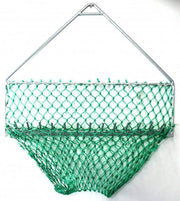 Heavy Duty Scallop Dredge Large for NZ 900cm x 700cm displayed, featuring a robust green net and metal frame.