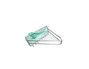 Heavy Duty Scallop Dredge Standard size for NZ 66cm x 24cm with triangular frame and net for scallop fishing.