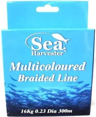 Sea- Harvester Spool 16KG Rainbow Braid 300 m Spools