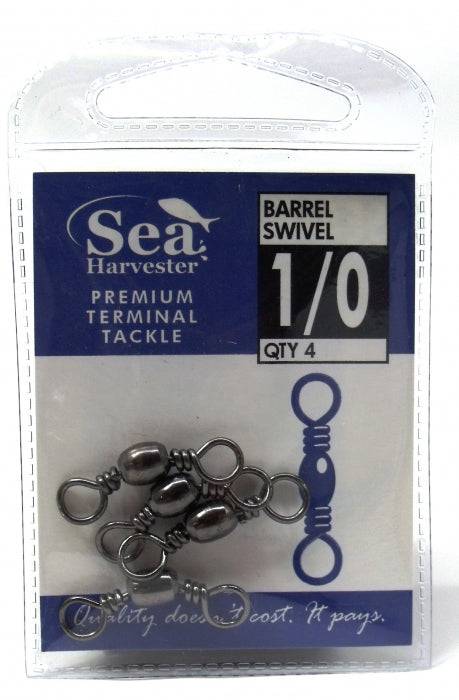 Barrel Swivel 1/0 PKT 4 - Action Outdoors Kiwi