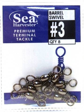 Barrel Swivel #3 PKT 8 - Action Outdoors Kiwi