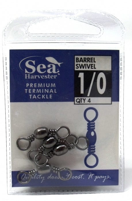 Sea- Harvester SWIVEL Barrel Swivel 1/0 PKT 4