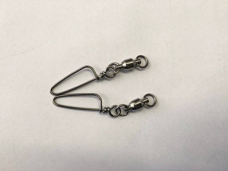 Coastlock ball bearing Swivel 90lb No 5 2 x pcs - High quality snap swivels for fishing.